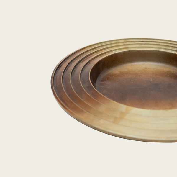 Art Deco Bronze Dish by Ivar Alenius Bjork for Ystad Metall