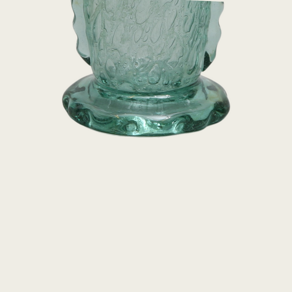 1940s Tall Wide Mouth Glass Vessel by Ture Berglund for Skansens Glasbruk