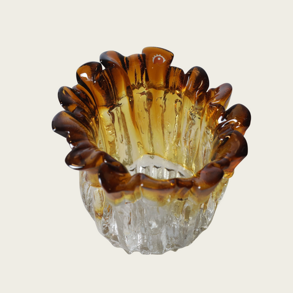 1960's Glass Bowl by Orrefors by Pertti Santalahti