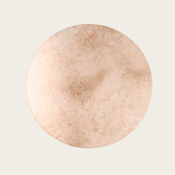 French Art Deco Marble and Tubular Metal Center Hall Table