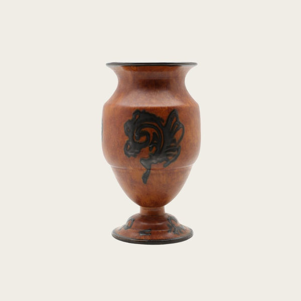 1930s Ceramic Baroque Urn by Gabriel Burmeister for Gabrielverk
