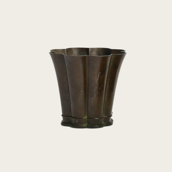 1940s Danish Just Andersen Patinated Bronze Vase