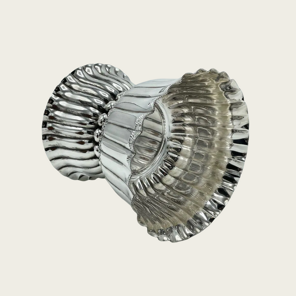 1920s Josef Hoffmann for Weiner Wersktatte Silver Footed Bowl