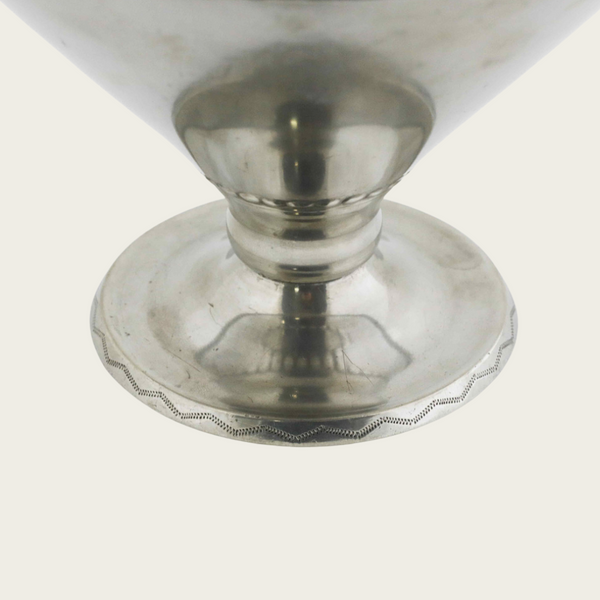 1920s Swedish Edvin Ollers Pewter Footed Bowl