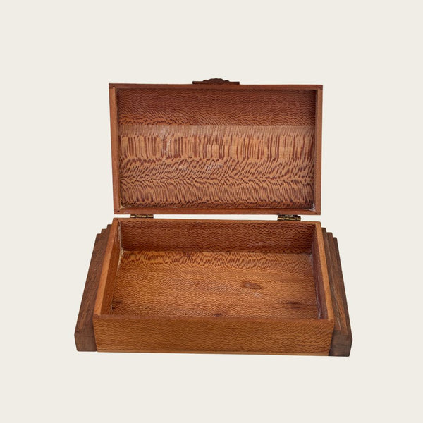 1930s French Solid Birdseye Maple Art Deco Box