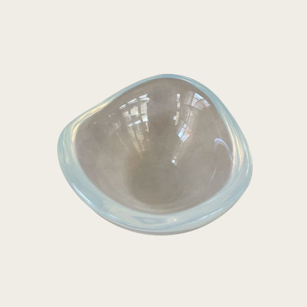 1950s Opal Glass Bowl by Sven Palmqvist for Orrefors