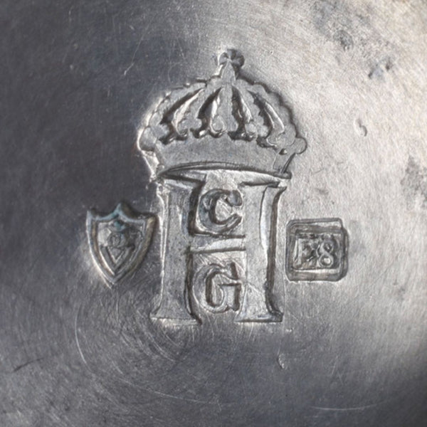 1930s Swedish Art Deco Pewter Jug by CG Hallberg