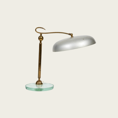 1940s Italian Table Lamp in the Style of Fontana Arte