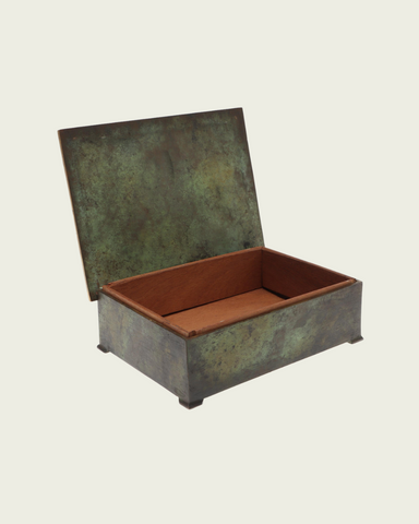 1940s Swedish Patinated Bronze Relief