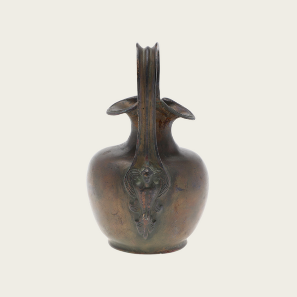 1950s Patinated Bronze Vessel