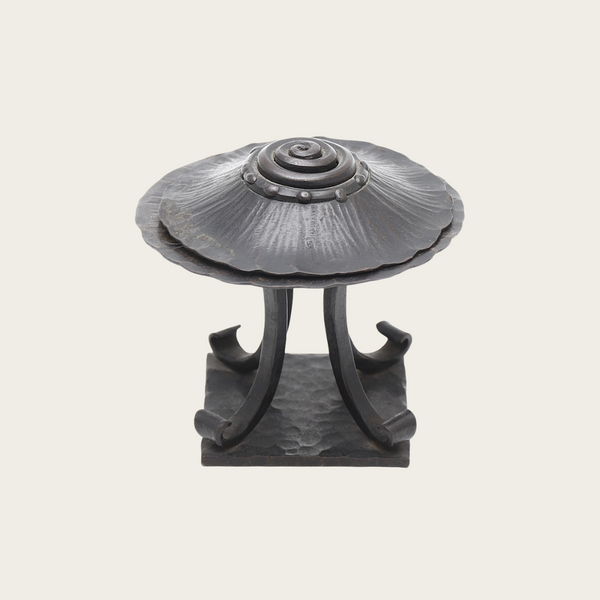 1970s French Art Deco Iron Bronze Incense Burner