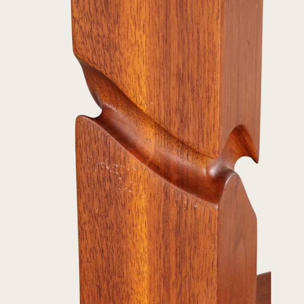 Live Edge Solid Walnut Side Table by Alan Rockwell