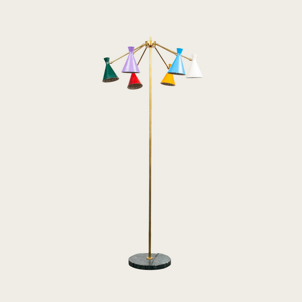 1950s Italian Floorlamp Attributed to Stilnovo