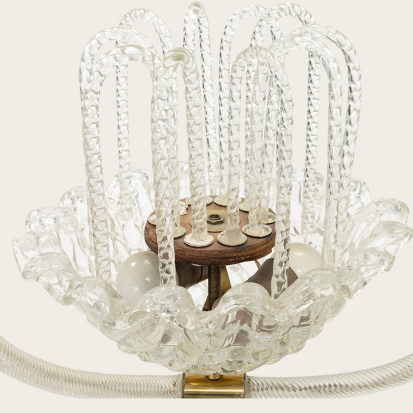 Swedish Grace Chandelier by Fritz Kurs for Orrefors