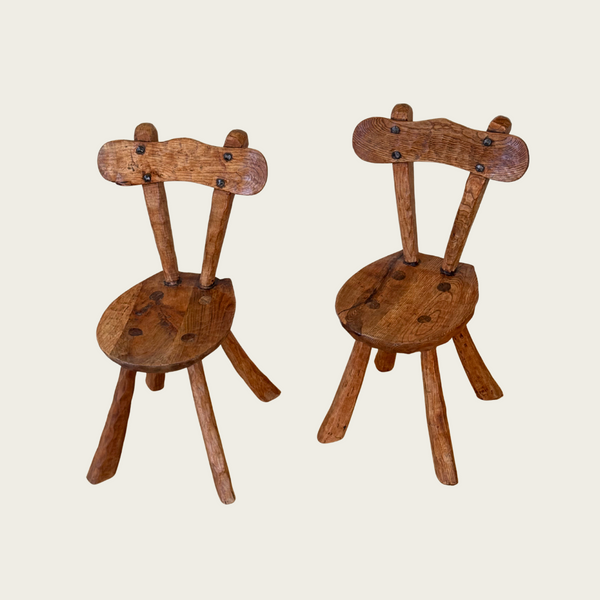 1960s French Brutalist Chair Attributed to Alexandre Noll