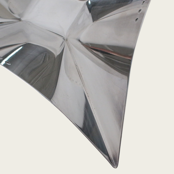 1970s Italian Silver Lino Sabatini Folded Origami Centerpiece Bowl