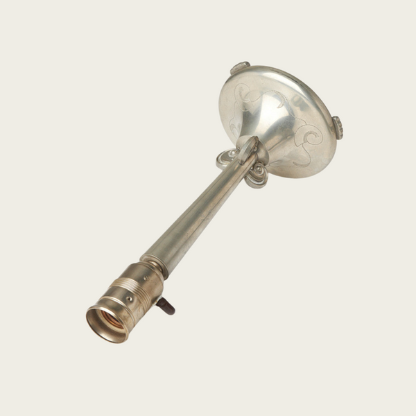 1930s Swedish Pewter Table Lamp by Celestin Andersson