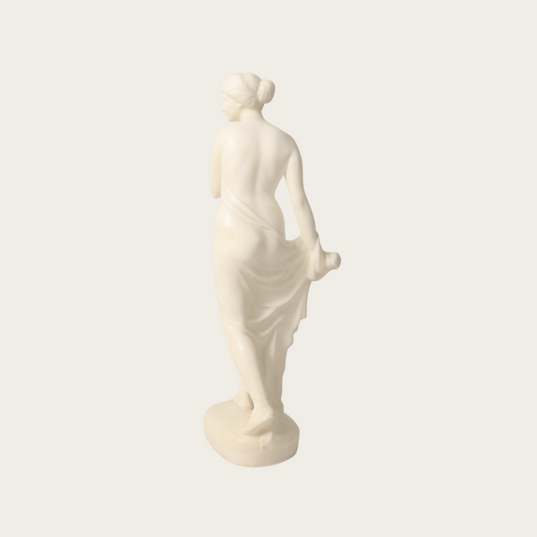 Alabaster Sculpture of a Woman by Rudolph Kaesbach (1873 - 1955)
