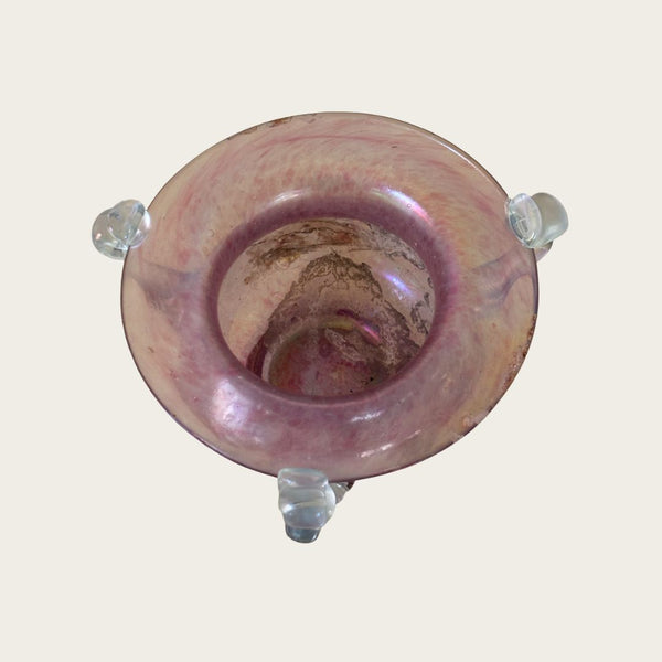 1960s Murano Seguso Handblown Glass Bowl