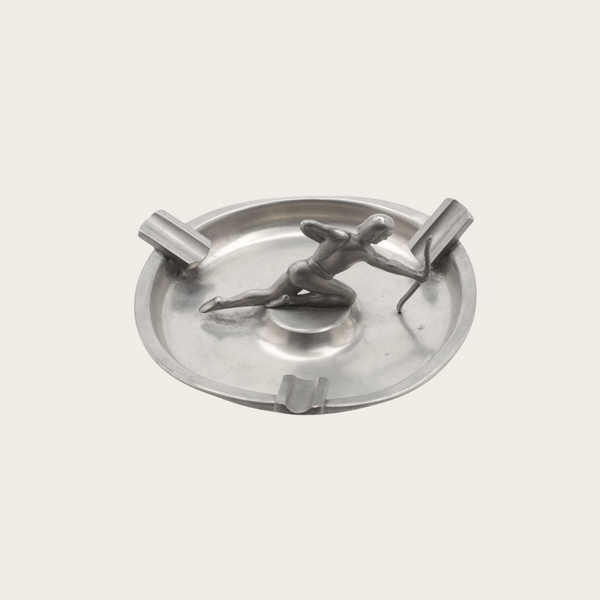 Art Deco Archer Ashtray by Svenska Metallverken (SvM) Handarbete for Svenskt Tenn