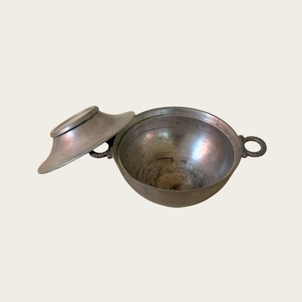 Edvin Ollers Pewter Bowl with Lid
