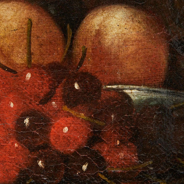 Early 20th Century Still Life of Cherries and Stonefruit