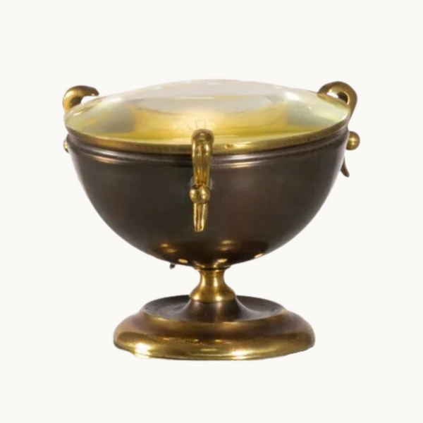 Crystal & Brass Table Lamp