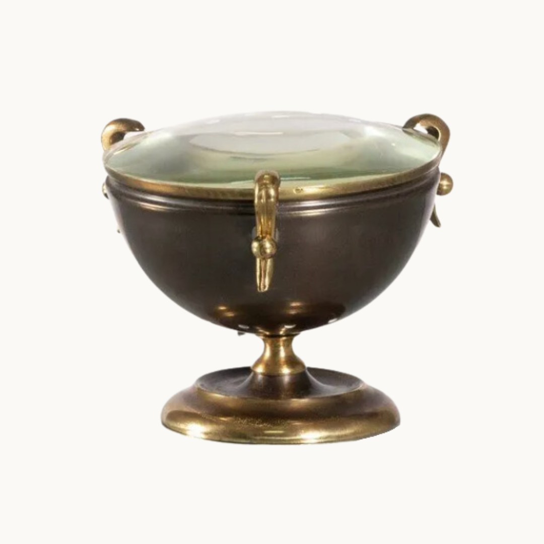 Crystal & Brass Table Lamp