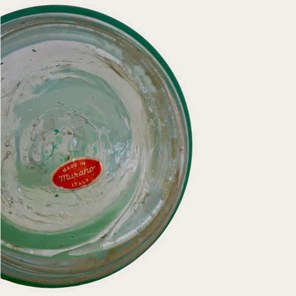 Seguso Vetri d'Arte Scavo Murano Amphora Glass Vessel