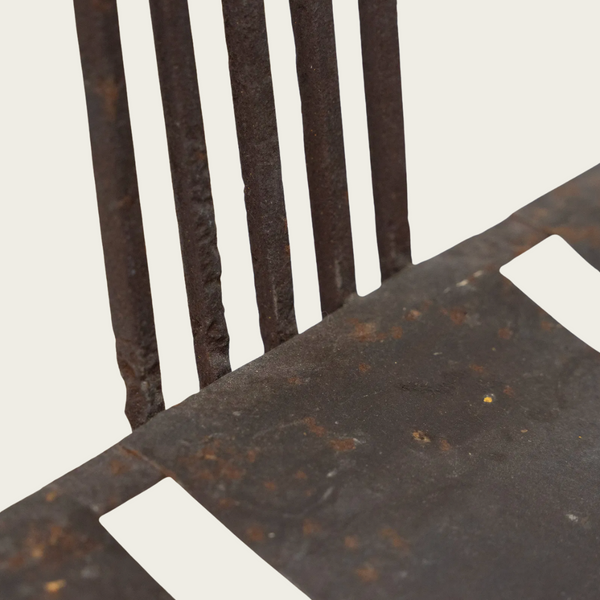 Art Deco Wrought Iron Chair