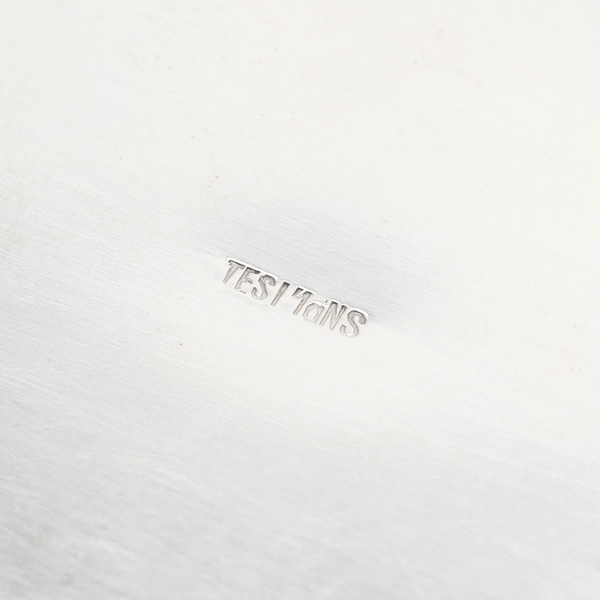 Modernist Swedish Lidded Silver Box by Tesi