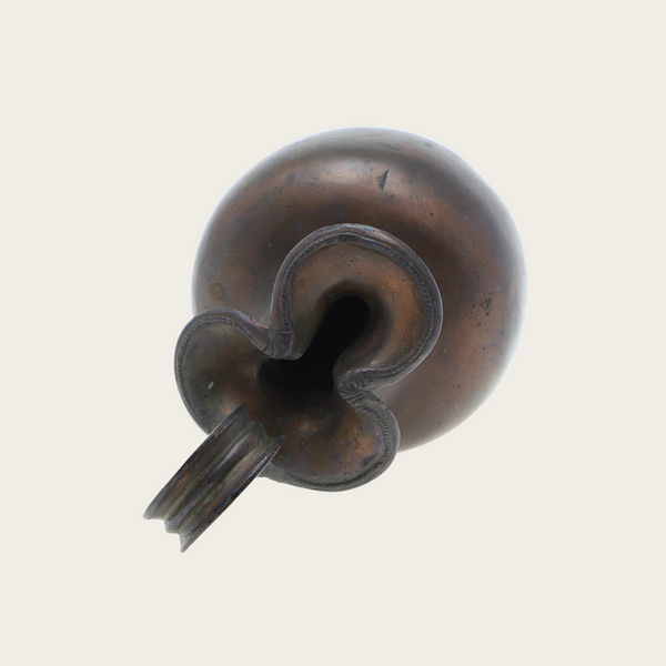 1950s Patinated Bronze Vessel