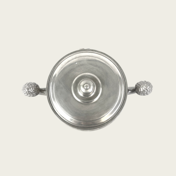 Art Deco Pewter Terrine with Lid by GAB