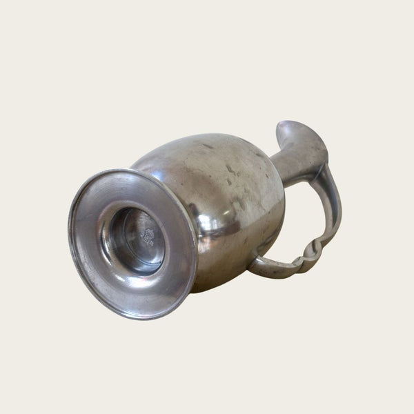 1930s Swedish Art Deco Pewter Jug by CG Hallberg