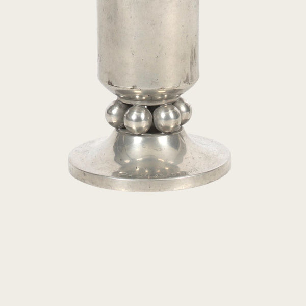 1931 Swedish Art Deco Pewter Vase by JL Hultman for Svenskt Tenn