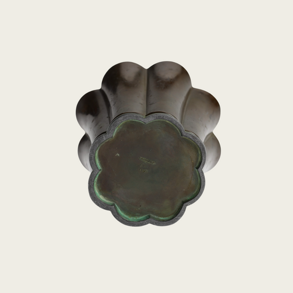 1940s Danish Just Andersen Patinated Bronze Vase
