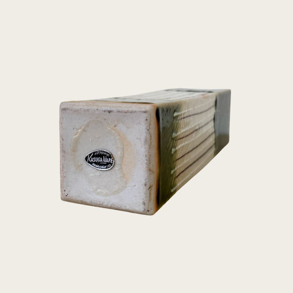 Modernist Japanese Rectangular Ceramic Vase