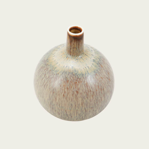 Carl-Harry Stålhane Glazed Stoneware Bottleneck Bud Vase for Rörstrand