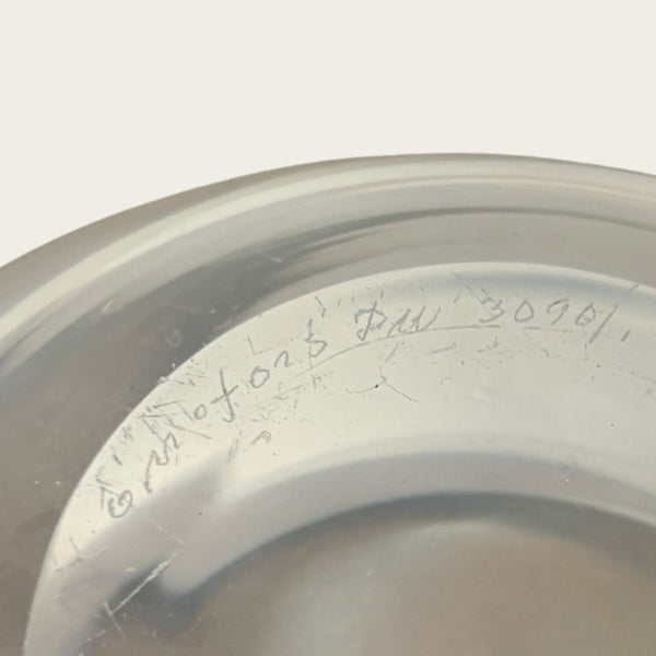 1950s Opal Glass Bowl by Sven Palmqvist for Orrefors