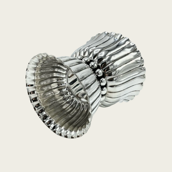 1920s Josef Hoffmann for Weiner Wersktatte Silver Footed Bowl