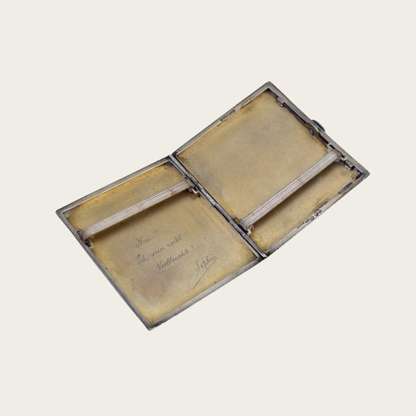 Art Deco Sterling Silver Card Holder or Cigarette Case