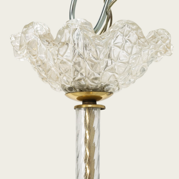 Swedish Grace Chandelier by Fritz Kurs for Orrefors