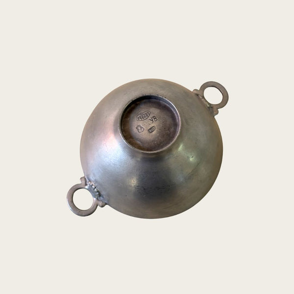 Edvin Ollers Pewter Bowl with Lid