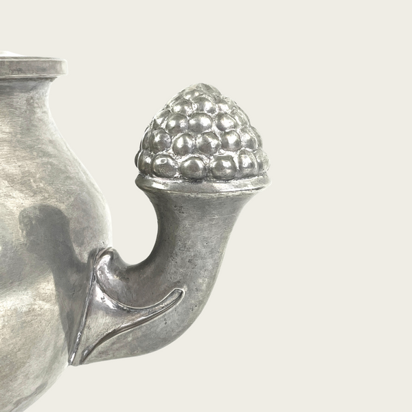 Art Deco Pewter Terrine with Lid by GAB