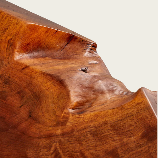 Live Edge Solid Walnut Side Table by Alan Rockwell