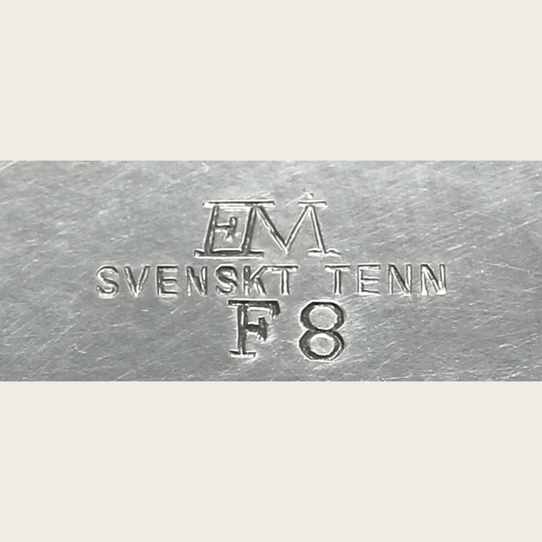 1940s Swedish Polished Pewter Jar with Lid by Svenskt Tenn