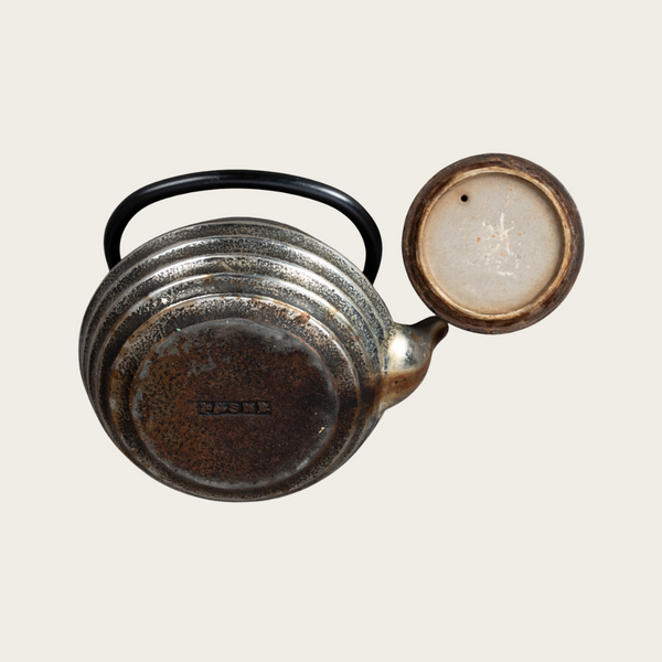 Japanese Silvered Iron Teapot