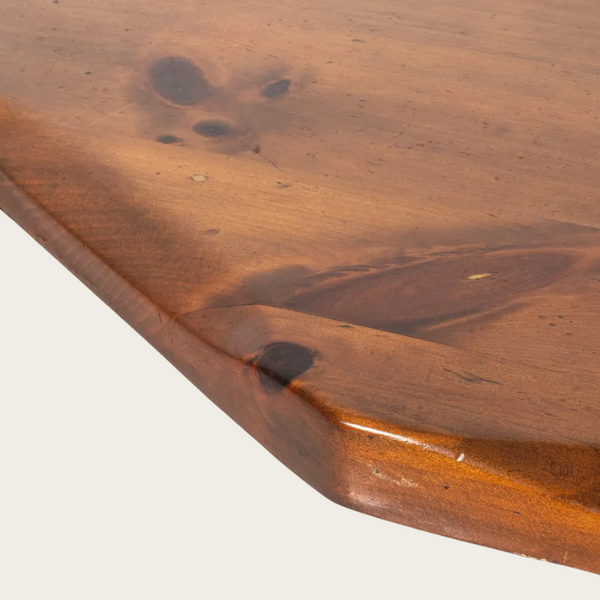 1950s American Solid Pine Cobblers Bench or Coffee Table