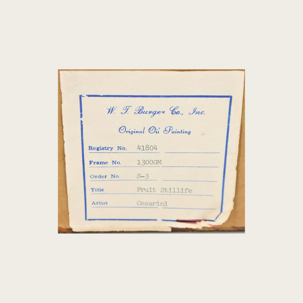 Oil Painting By Pier Luigi Cesarini (1933-2006) *ON HOLD*