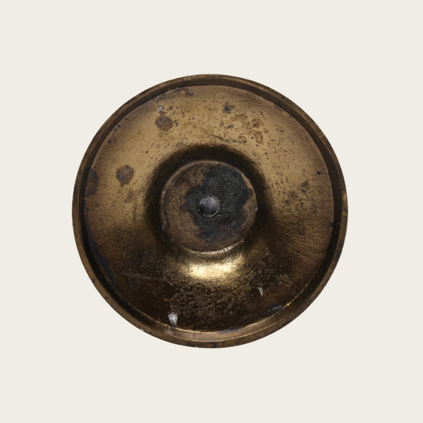 1930s Patinated Bronze Vase with Mermaid Relief